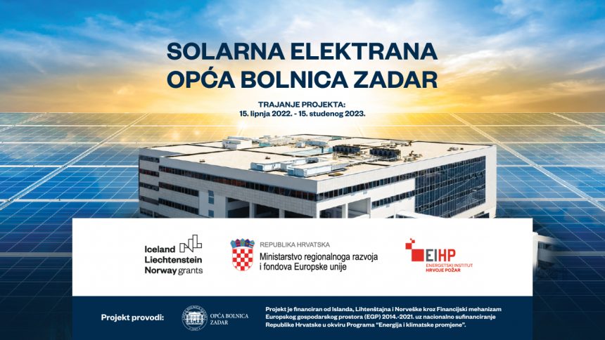 Web banner Početna konferencija projekta “Solarna elektrana Opća bolnica Zadar”