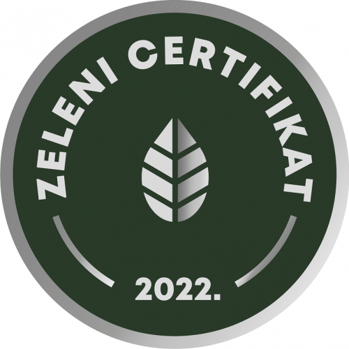 ZELENI CERTIFIKAT-2022m Projektima energetske učinkovitosti i digitalizacijom Opća bolnica Zadar zaslužila je Zeleni certifikat