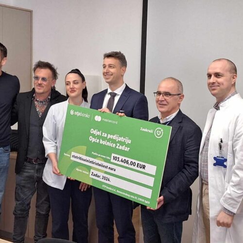 DONACIJA OTP 1 DONACIJA OTP BANKE – DOBRI LJUDI ZAOKRUŽILI ZA ZADARSKU PEDIJATRIJU