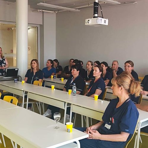2.2 Prvi posjet članova Stručnog kolegija glavnih sestara/tehničara Opće bolnice Zadar školskom aktivu u novoj zgradi Medicinske škole Ante Kuzmanića Zadar