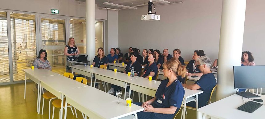 Prvi posjet članova Stručnog kolegija glavnih sestara/tehničara Opće bolnice Zadar školskom aktivu u novoj zgradi Medicinske škole Ante Kuzmanića Zadar