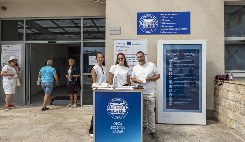 INFO DAN PROJEKTA DIGIHEALTH – NOVI SUSTAV POMOĆI ĆE U DONOŠENJU ODLUKA U TRENUCIMA KADA JE SVAKA SEKUNDA VAŽNA