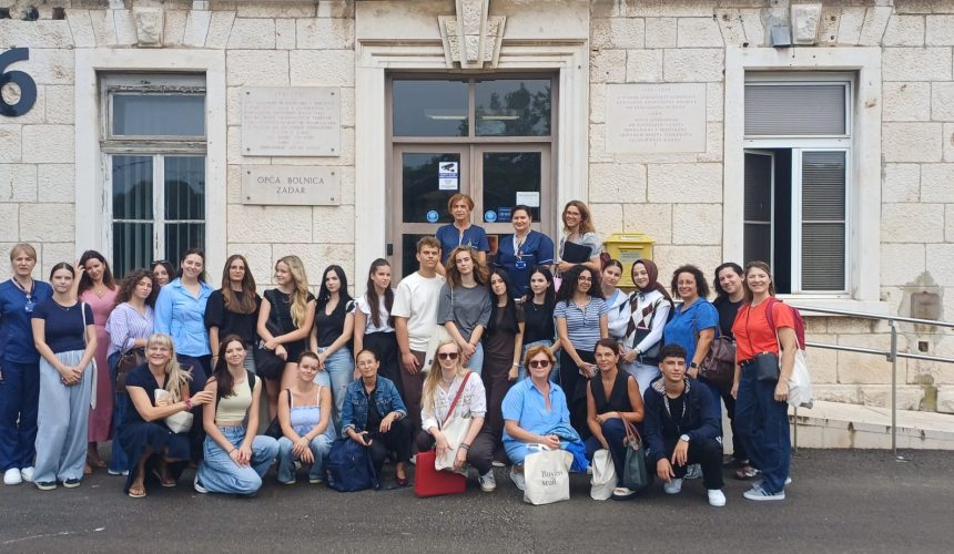 2 Partneri projekta INVITE u posjetu Općoj bolnici Zadar
